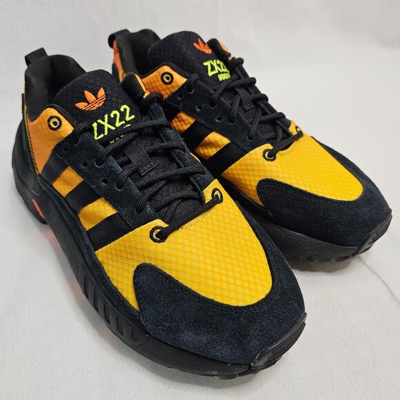 Adidas ZX 22 Boost Low Black Impact/Orange Sneakers Shoes US MENS SIZE 6 - NEW main image 8